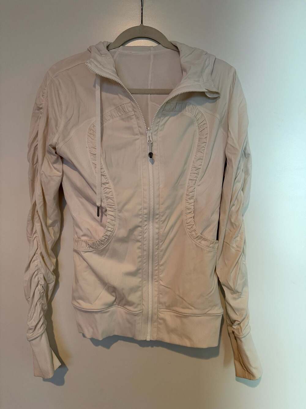 Lululemon Studio Jacket 6 Polar Cream Reversible